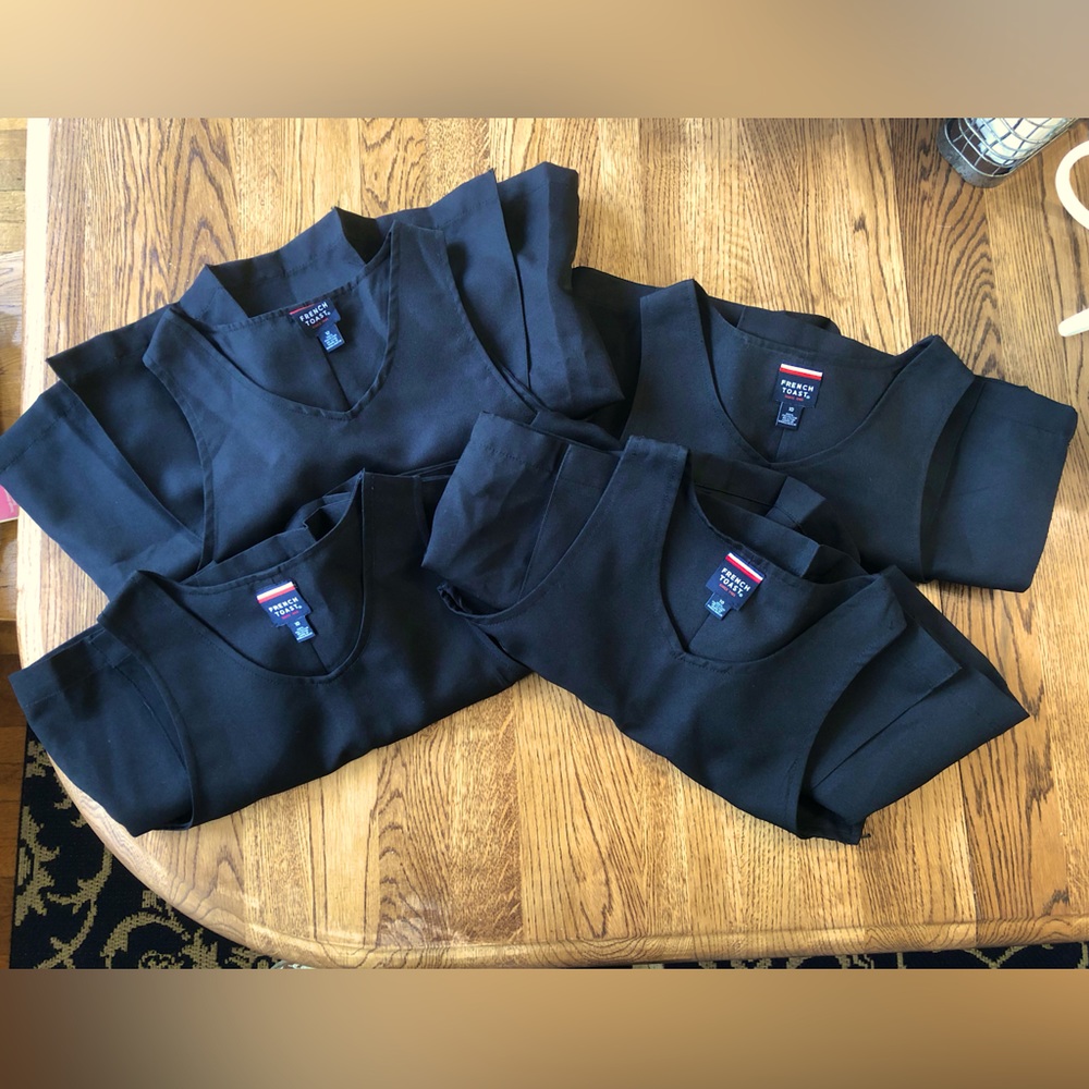 Girls French Toast Black School Uniform Jumpers - Picture 2 of 3